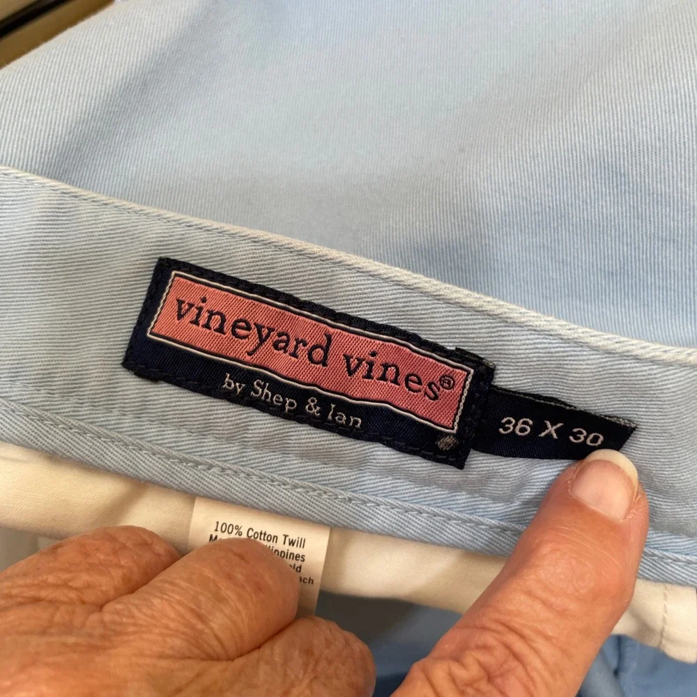 VINEYARD VINES CLUB PANTS IN LIGHT BLUE